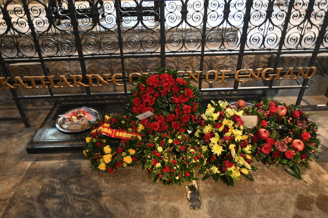 It is relatively common knowledge that Katharine of Aragon is buried at Peterborough Cathedral but did you know that two queens have in fact been buried at the cathedral? In 1857, Mary Queen of Scots was executed at Fotheringhay Castle and buried in Peterborough, at the orders of Queen Elizabeth. 
Her body was taken to Westminster Abbey 25 years later and the tomb was destroyed by Oliver Cromwell's forces in 1643.