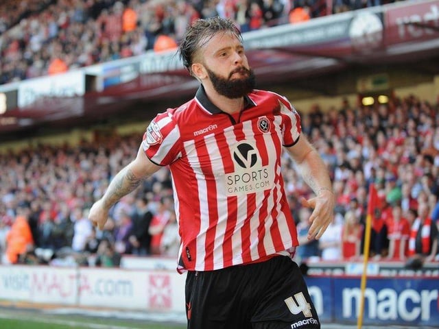 From Cardiff to Sheffield UInited, 2015. A consistent full-back who didn't quite reach 50 appearances for the Blades after making a loan move permanent. He's been a steady performer for League One Burton Albion for the last six years, racking up over 200 appearances for the Brewers.