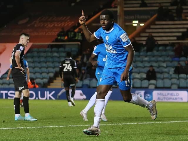 Kwame Poku tells us where he is in the League One assist charts. Photo: Joe Dent/theposh.com