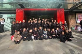 The Peterborough Performing Arts youngsters at Sadler’s Wells Theatre