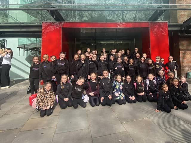 The Peterborough Performing Arts youngsters at Sadler’s Wells Theatre