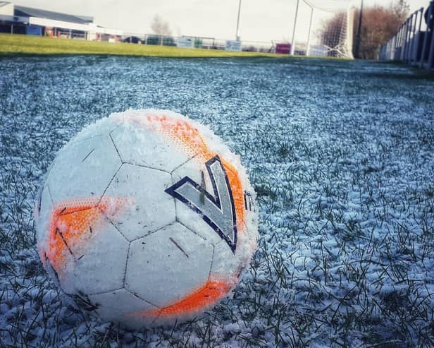 Matches off because of frozen pitches