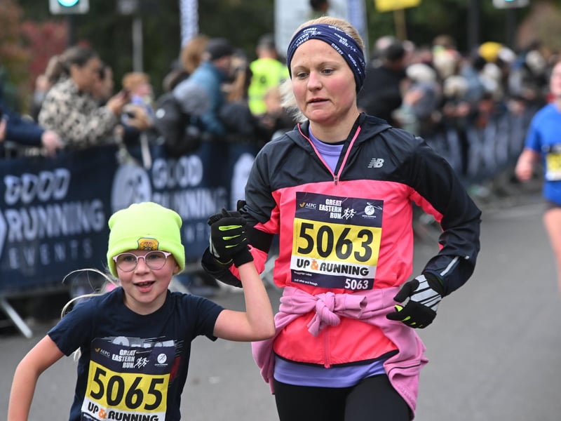 The Fun Run finishers