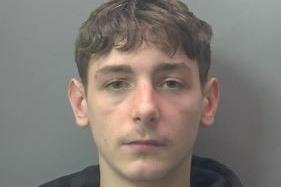 Harvey Carr (18) of Angus Court, West Town, was jailed for three years and two months after admitting conspiracy to rob. He had been part of a group of three teens who stole mopeds from delivery drivers