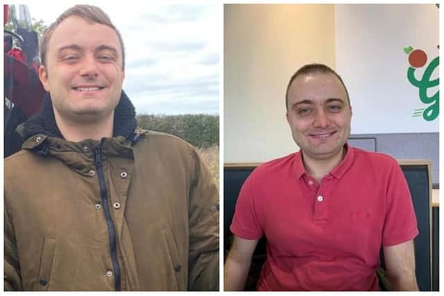 Alex, 26, left with no personal possessions (images: Cambridgeshire Police)