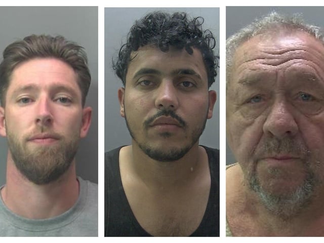The faces of some of the crooks jailed in October 2024