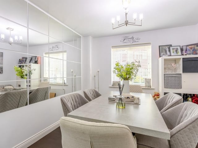 The dining room