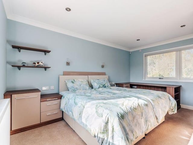 The property offers five bedrooms and six reception rooms
