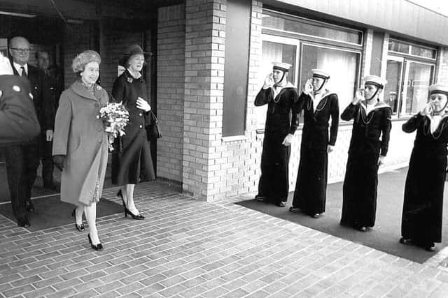 The Queen opens The Cresset in 1978.