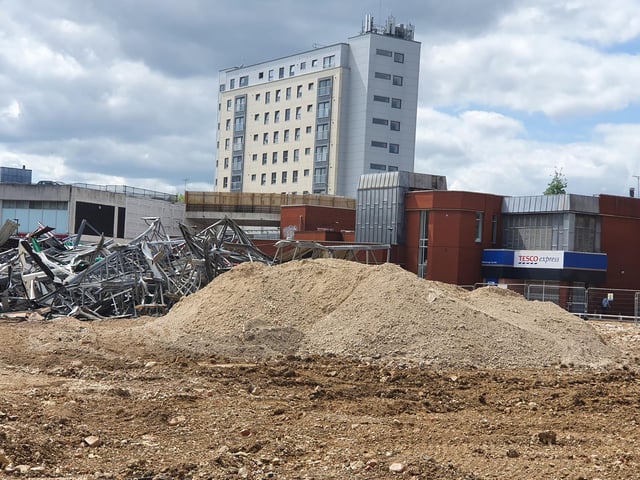 The demolition of Peterborough market has now been completed.