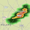 Heavy downpours could hit Peterborough on Friday afternoon (October 9)