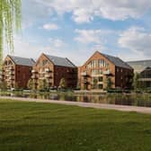 A proposed view of the new Whitworth Mill development.