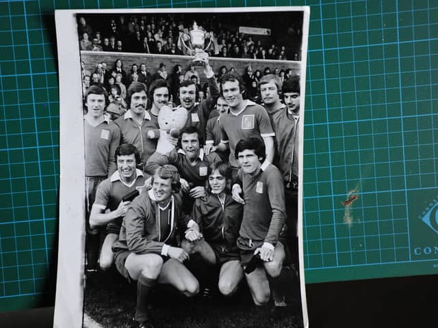 The Posh 1973-74 Fourth Division title-winning squad. Photo: David Lowndes.