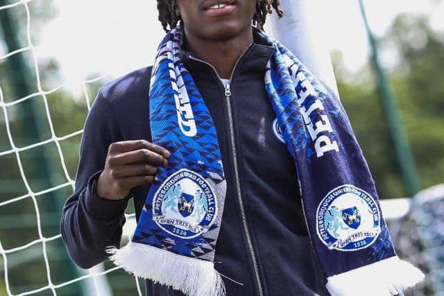 New Posh signing David Kamara. Photo Joe Dent/theposh.com.