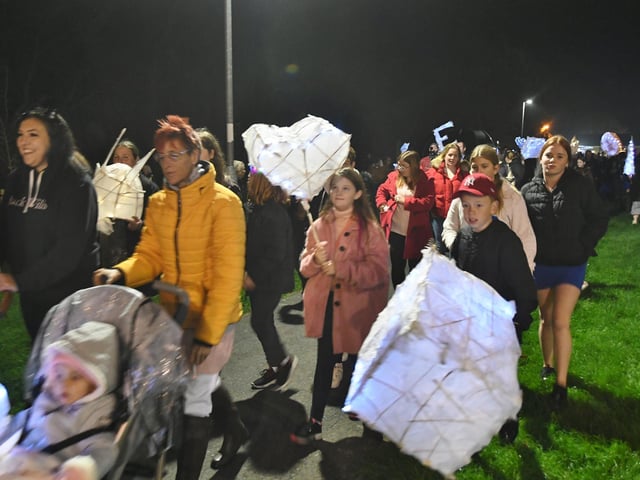 Light Up Eye lantern parade