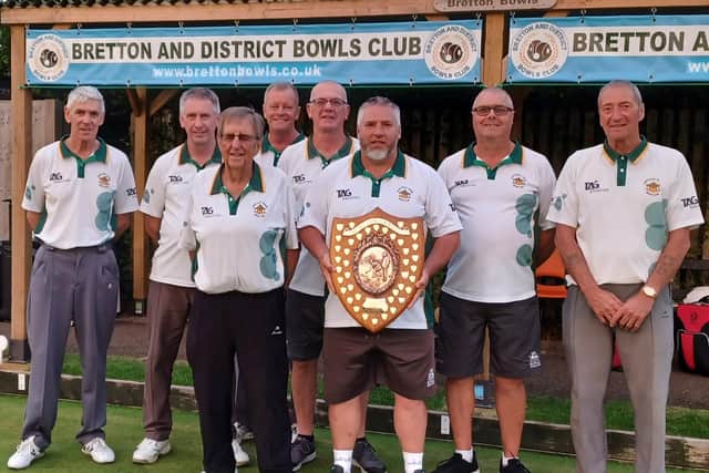 The Whittlesy Manor team after winning the Munday Shield.