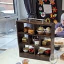 Bayleaf Care Home resident Sue Atkinson enjoying the fine dining at the home