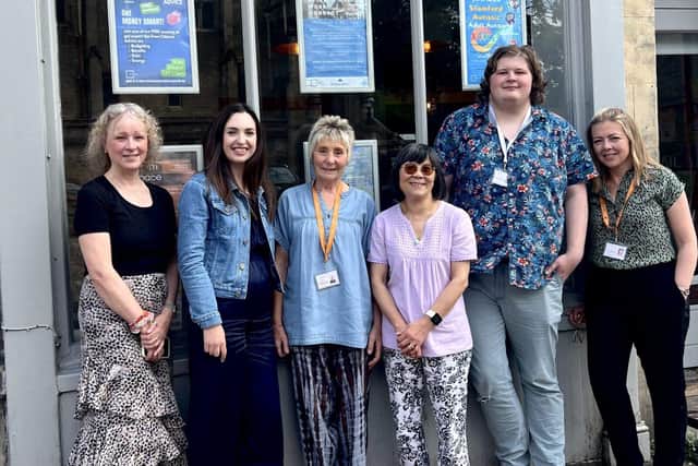 Organiser Brooke Peverell, with members of the MindSpace team.