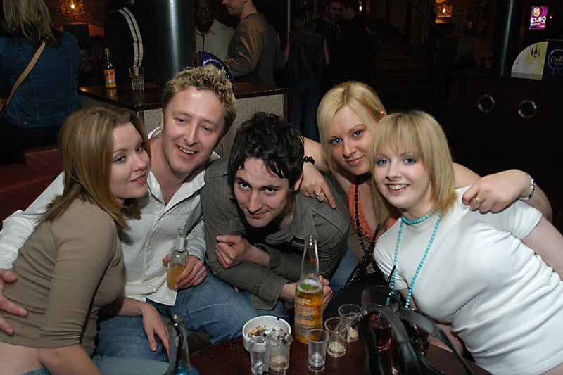 A night out in 2004 at Edwards Bar, Broadway, Peterborough