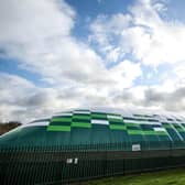 The air dome at Peterborough United's training ground at Nene Park Academy on Oundle Road. Photo: Joe Dent.