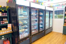 Inside Branson's pop-up farm shop