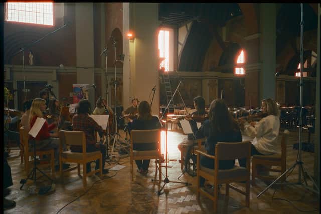 Joanna recording Interlude