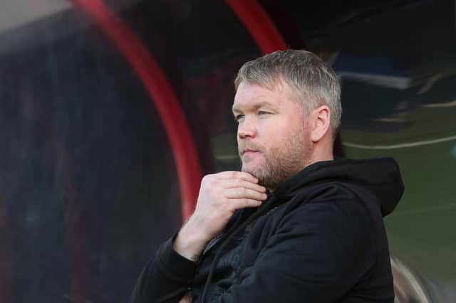 Grant McCann has taken responsibility for Peterborough United's defeat at Exeter on Saturday. Photo: Joe Dent.
