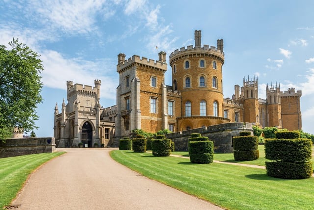 The historic Belvoir Castle, which sites majestic above the countryside of the Vale of Belvoir, can cater for up to 120 guests for wedding celebrations in its opulent State Dining Room.