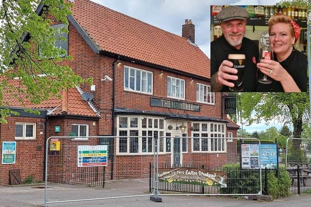 The Lime Tree, Paston Lane, and (inset) Marie and David Mitchell.