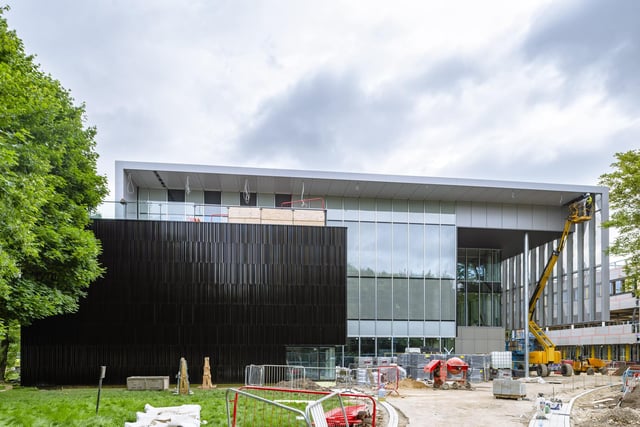 Work is nearing completion on the new ARU Peterborough and the neighbouring research and development centre.