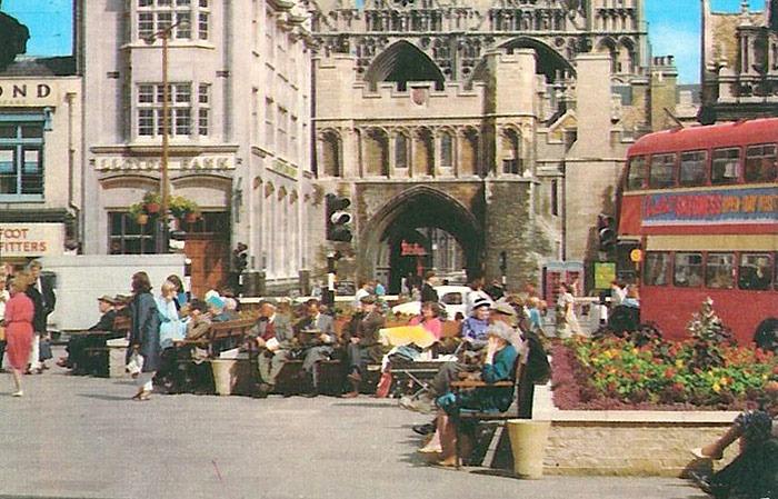 Cathedral Square in the early 1970s
