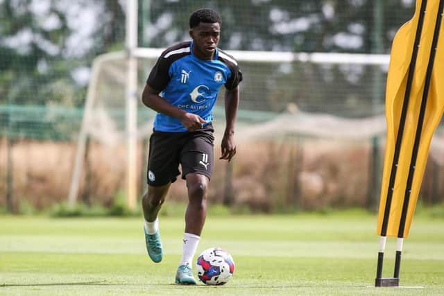 Posh forward Kwame Poku has recovered from illness. Joe Dent/theposh.com