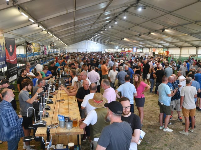 It's expected about 10,000 pints of beer will be up for grabs.