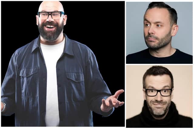 Tom Davis, Geoff Norcott and Marcus Brigstocke all have dates at Stamford Corn Exchange