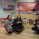 Daryl Williams presents his donation of more than £1,500 of new Nintendo Switches plus games and accessories to the Great Ormond Street Hospital.