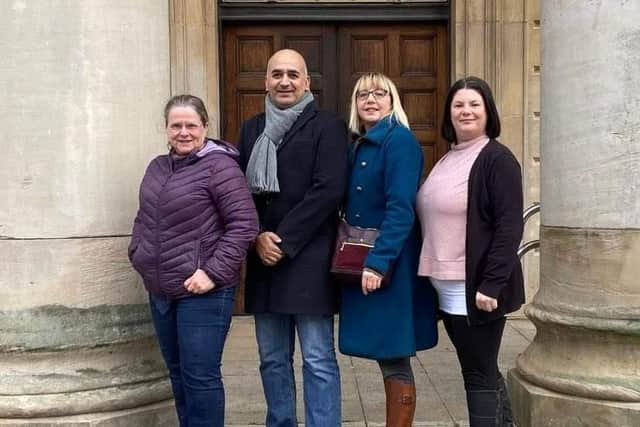 Cllr Ali with his fellow Green Party councillors