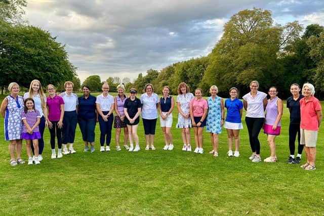 Competitors at the first Milton Ladies Academy event, from the left, Lesley Fredericks, Darcey Bettles, Bethany Jarman, Emily Presto, Christine Macleod, Shaisa Malik, Lisa Przyjemski, Linda Glossop, Millie Phillips, Jennie Wood, Carly Peachey, Diane Ahearne, Sophie Macdonald, Christine Laxton, Rose Hudson, Jane Presto, Karen Hedger, Alana McSporran, Elaine Mankelow.