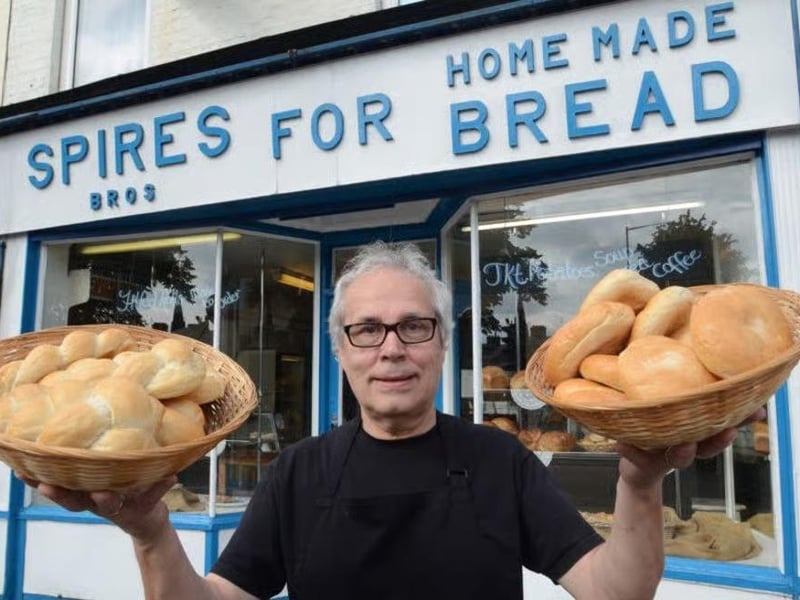 By now your stomach has started rumbling after all that swimming and sunbathing, so you head back to the city centre for a bit to eat. Spires bakery may well have been the establishment of choice.