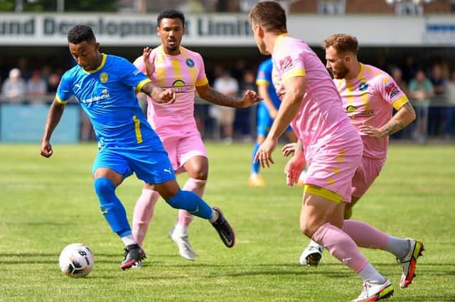 Peterborough Sports have been beaten 2-1 by King's Lynn twice in the Vanarama National League North this season. Photo: James Richardson.