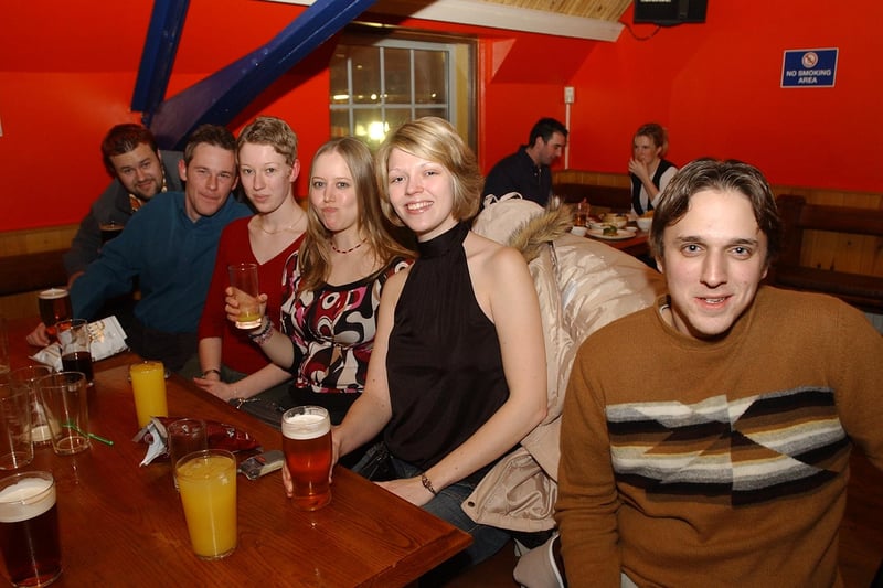 A night at the Brewery Tap, in Westgate, Peterborough city centre, in 2004