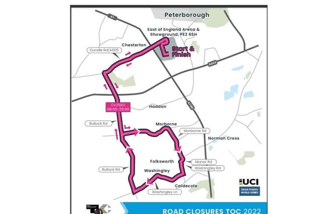 The road closures in place on Saturday (June 11)