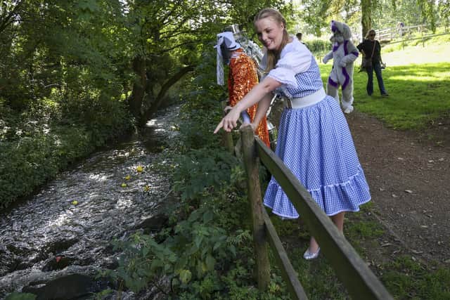 The Wizard of Oz cast performs for the camera at The Cresset's press call.