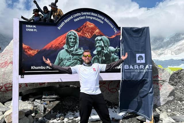 B&DWC - Ben Allan at Everest Base Camp