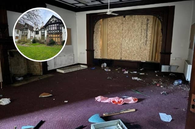 The property in Lincoln Road was used as a hospital in both world wars - but has become a hotspot for trouble in recent times