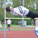 Dylan Phillips starred in the jumps and won the high jump with a clearance of 1.90m.