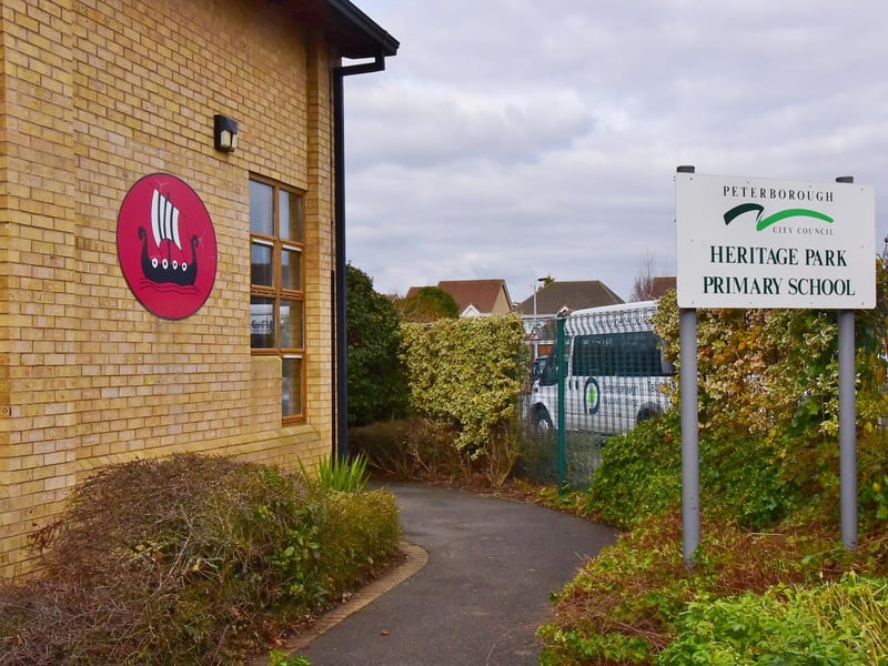 Heritage Park Primary School had a rating of 105