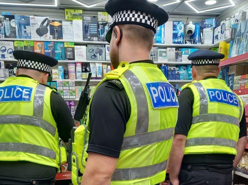 Police investigating stores in Peterborough