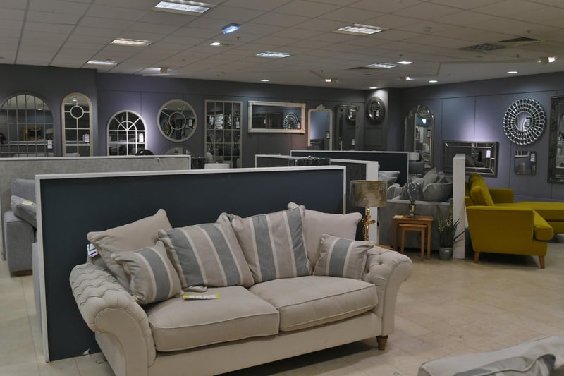 Some of the items available at the Furniture Warehouse in Westgate, Peterborough