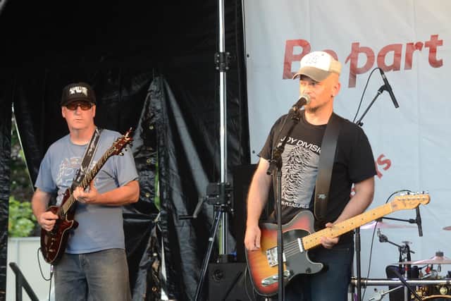 Willow Festival founder and former event organiser Mark Ringer (L) played on stage with Burning Codes the last time the festival was held in 2014.