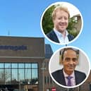 The announcement that M&S was planning to close its store in Peterborough's Queensgate Shopping Centre triggered talks between the retailer and Peterborough MP Paul Bristow, top, and Peterborough City Council leader Cllr Mohammed Farooq for the retailer to retain a presence in the city centre.